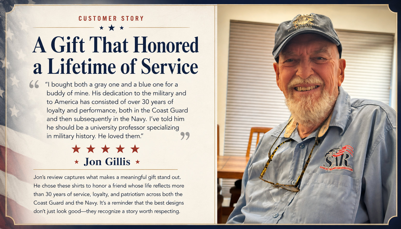 Navy 250th Anniversary Washed Cap